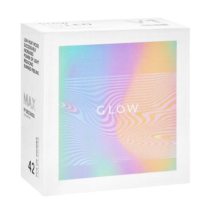 Mėlyna GLOW V1 UV/LED lempa manikiūrui – profesionalus įrankis nagų kietinimui salone