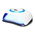 GLOW V1 168W UV/LED nagų lempa mėlyna – profesionali manikiūro ir pedikiūro lempa greitam gelių kietinimui