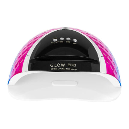 Profesionali GLOW YC57 nagų lempa pedikiūrui ir manikiūrui – 268 W galia, tolygus UV/LED apšvietimas