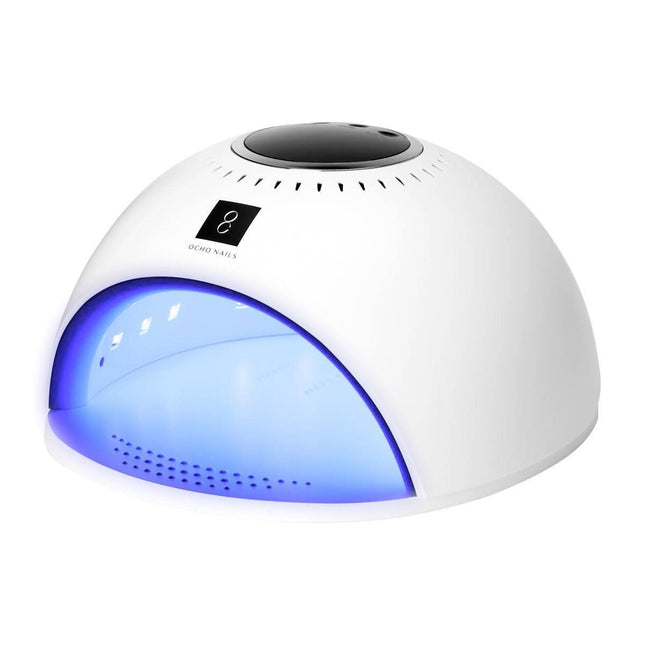 OCHO NAILS 8 nagų lempa UV/LED 84 W balta – profesionali manikiūro ir pedikiūro įranga salonams