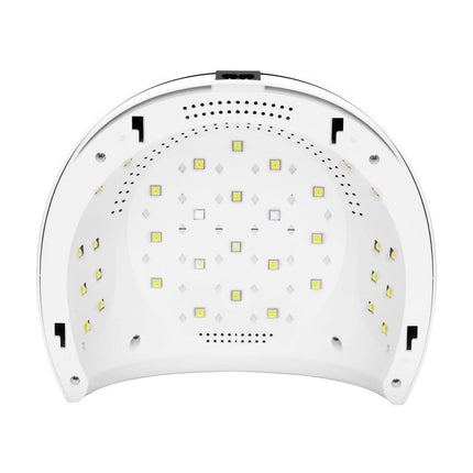 Balta OCHO NAILS 8 UV/LED lempa pedikiūrui – 84 W galia greitam ir patikimam nagų kietinimui