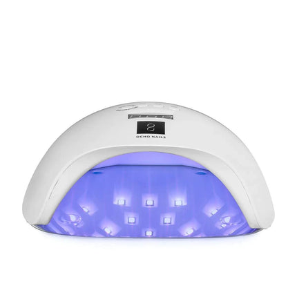 Profesionali UV/LED lempa OCHO NAILS X13 su veidrodiniu dugnu – ideali pedikiūro ir manikiūro salonams