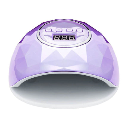 Violetinė BeautyKit SHINY nagų lempa pedikiūrui ir manikiūrui – universali 86W galia intensyviam darbui