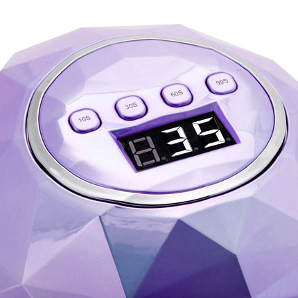 BeautyKit SHINY 86W nagų lempa manikiūrininkėms – greitas UV/LED kietėjimas 365nm ir 405nm bangomis