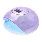 BeautyKit Nagų lempa UV/LED SHINY 86W violetinė – profesionali manikiūro lempa gelių ir hibridinių lakų kietinimui