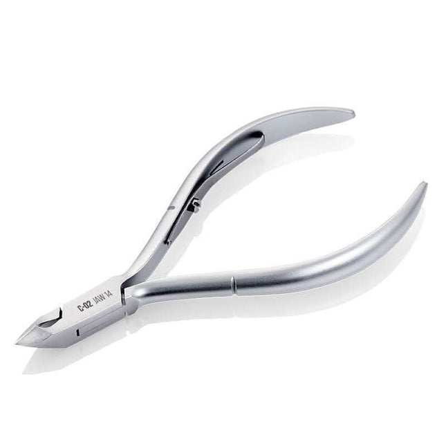NGHIA Export žnyplutės odelėms C-02 JAW14 6mm – kobalto plieno manikiūro įrankis tiksliam odelių kirpimui