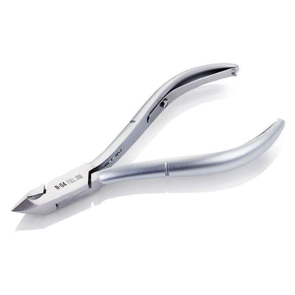 NGHIA Export žnyplutės odelėms N-04 FULL JAW – profesionalios INOX plieno manikiūro žnyplutės 9 mm žandikauliu