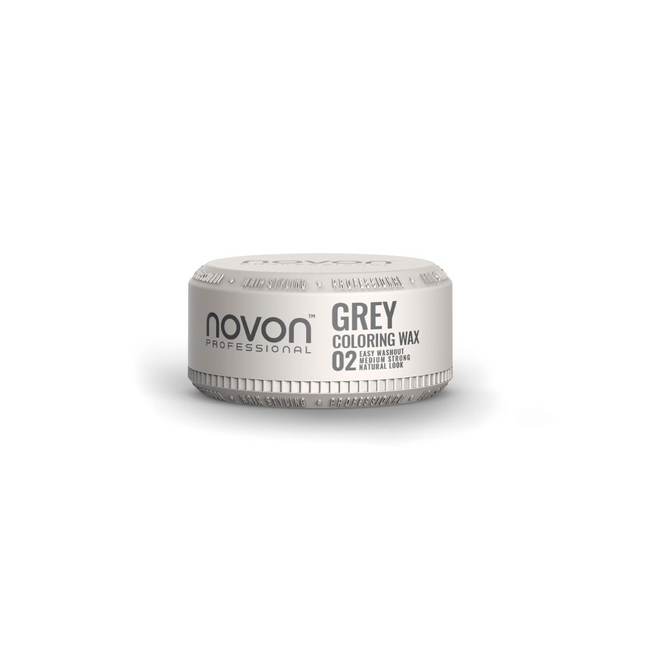 Novon Coloring Wax Dažantis vaškas plaukams ir barzdai, 02 GREY, 100ml