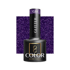 OCHO NAILS hibridinis nagų lakas Glitter G14 5g – blizgučių spalvotas lakas profesionaliam manikiūrui