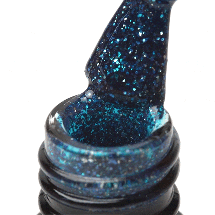 OCHO NAILS glitter G15 hibridinis nagų lakas 5g – efektingas blizgus nagų dengimas UV lempa