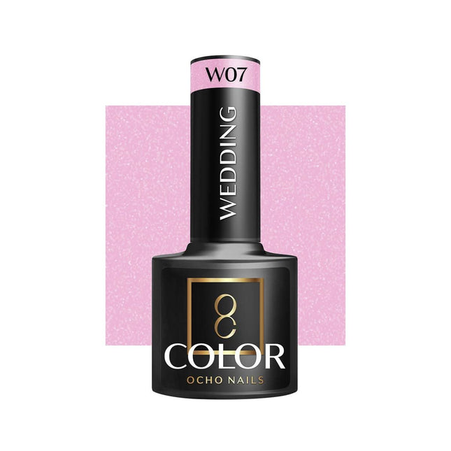 OCHO NAILS Kamufliažinis nagų lakas WEDDING W07 5g – hibridinis lakas vestuviniam manikiūrui