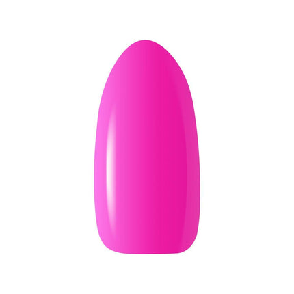 OCHO NAILS FLUO F07 hibridinis lakas naudojamas profesionaliam manikiūrui – intensyvi fluorescencinė spalva