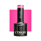 OCHO NAILS hibridinis nagų lakas FLUO F08 5g – ryški fluorescentinė spalva manikiūrui ir pedikiūrui