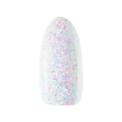 OCHO NAILS GLITTER G01 – blizgučių hibridinis lakas ilgalaikiam nagų dekoravimui