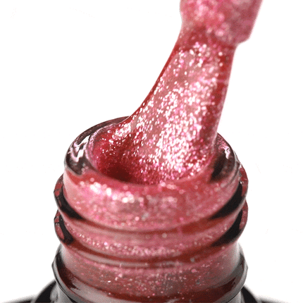 OCHO NAILS G08 hibridinis lakas su glitter efektu – patvarūs blizgūs nagai manikiūro specialistams