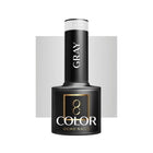 OCHO NAILS hibridinis nagų lakas GRAY 602 5g – pilkos spalvos hibridas manikiūrui ir pedikiūrui