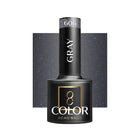 OCHO NAILS hibridinis nagų lakas GRAY 606 5g – pilkos spalvos lakas manikiūrui ir pedikiūrui