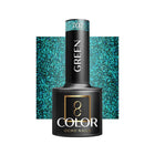 OCHO NAILS hibridinis nagų lakas GREEN 707 5g – žalias ilgalaikis lakas profesionaliam manikiūrui