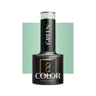 OCHO NAILS hibridinis nagų lakas GREEN 708 5g – žalias hibridinis lakas profesionaliam salonų naudojimui, manikiūras