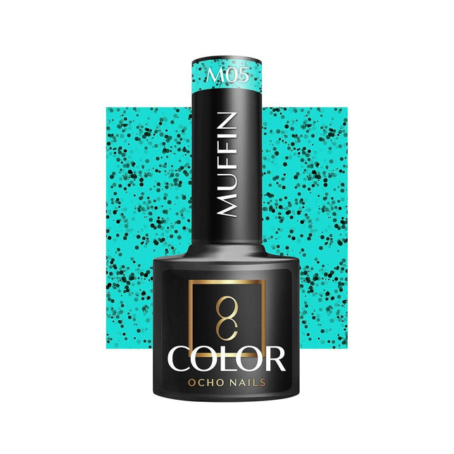OCHO NAILS kamufliažinis nagų lakas MUFFIN M05 5g – profesionalus manikiūro lakas stabilia pigmentacija
