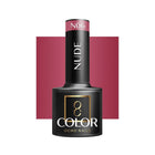 OCHO NAILS hibridinis nagų lakas NUDE N06 5g – smėlio spalvos nude manikiūro lakas profesionalams