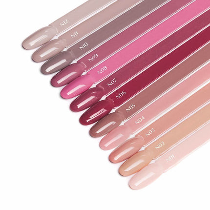 OCHO NAILS NUDE N08 5g – hibridinis nagų lakas pedikiūrui su tikslia formulė kasdieniam naudojimui