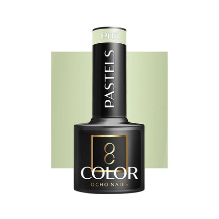 OCHO NAILS hibridinis nagų lakas PASTELS P05 5g – pastelinių atspalvių serija ilgalaikei nagų stilizacijai