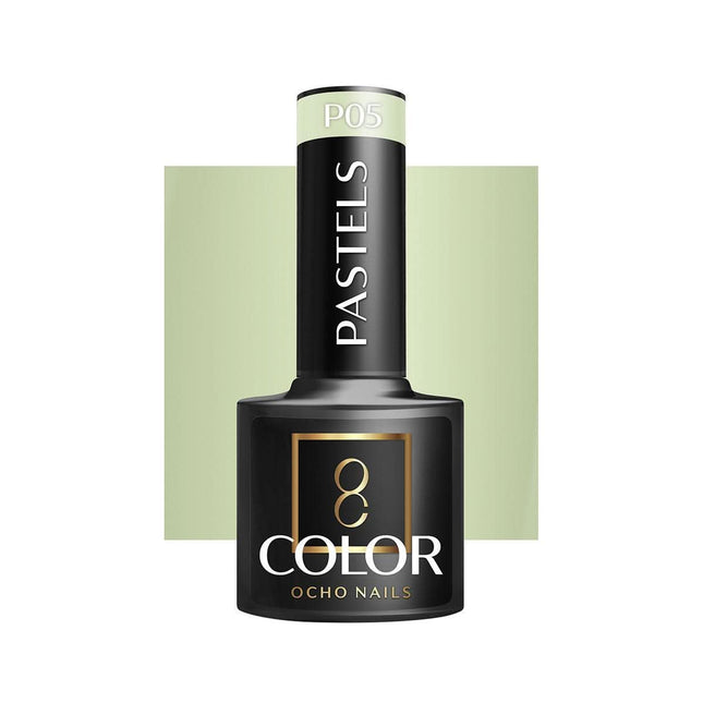 OCHO NAILS hibridinis nagų lakas PASTELS P05 5g – pastelinių atspalvių serija ilgalaikei nagų stilizacijai