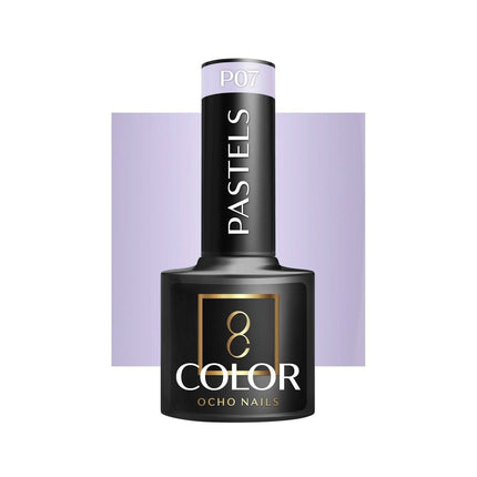 OCHO NAILS hibridinis nagų lakas PASTELS P07 5g – pastelinių atspalvių kolekcija manikiūrui ir pedikiūrui