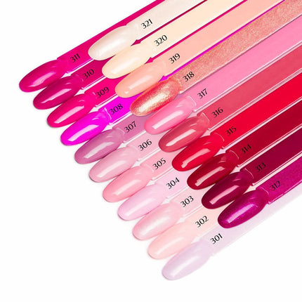 OCHO NAILS PINK 315 nagų lakas pedikiūrui – ilgalaikis rezultatas 5g tūbelyje