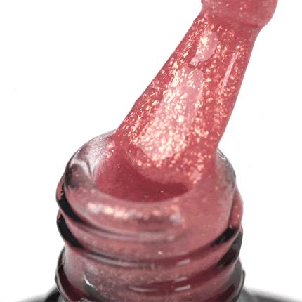 Rožinis hibridinis nagų lakas OCHO NAILS 318 – stabili pigmentacija iki 3 savaičių
