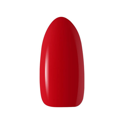 OCHO NAILS RED 204 hibridinis lakas – stabili raudona pigmentacija salono nagų stilistėms