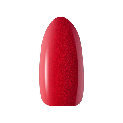 OCHO NAILS RED 205 hibridinis lakas – stabili pigmentacija profesionaliam nagų stilistui