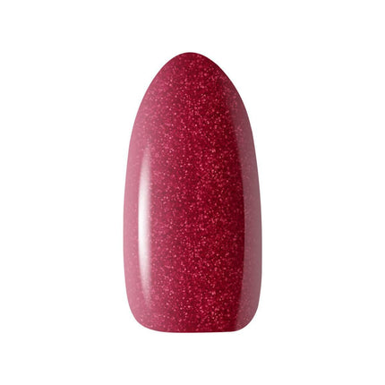 OCHO NAILS RED 211 hibridinis lakas – sodri raudona pigmentacija lengvam tepimui ant nagų