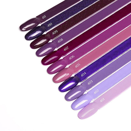 OCHO NAILS hibridinis lakas manikiūrui – 5 g violetinis atspalvis su tankia formulė greitam darbui