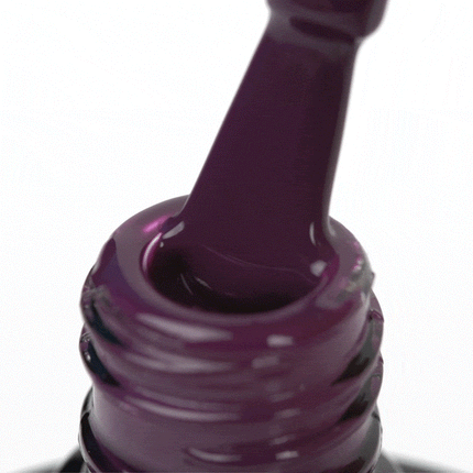 Violetinis hibridinis nagų lakas OCHO NAILS 411 – greitas tepimas nagų salonuose