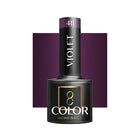 OCHO NAILS hibridinis nagų lakas VIOLET 411 5g – violetinis hibridas manikiūrui ir pedikiūrui