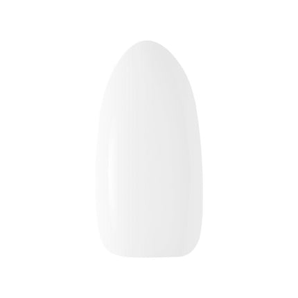 OCHO NAILS WHITE 001 hibridinis lakas – intensyviai baltas atspalvis su patvariu rezultatu visą darbo dieną