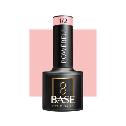 OCHO NAILS kamufliažinė hibridinė bazė Powerful 172 5g – ilgalaikis manikiūras profesionalams