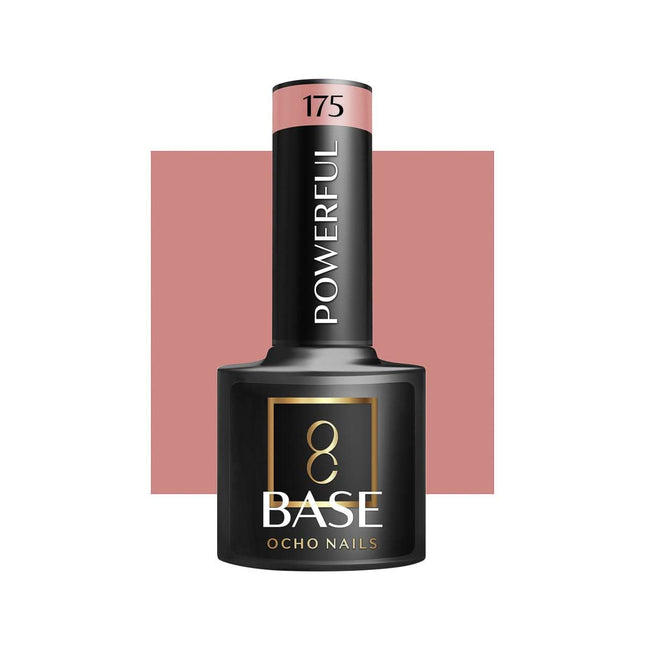 OCHO NAILS Kamufliažinė bazė Powerful 175 5g – hibridinė kamufliažinė bazė profesionaliam manikiūrui