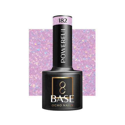 OCHO NAILS Kamufliažinė bazė Powerful 182 5g – profesionali nagų bazė manikiūrui ir pedikiūrui