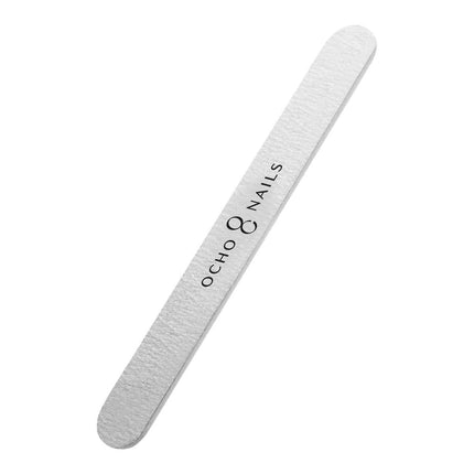 OCHO NAILS nagų dildė Straight 100/180 10 vnt. – profesionali tiesi manikiūro dildė salonams