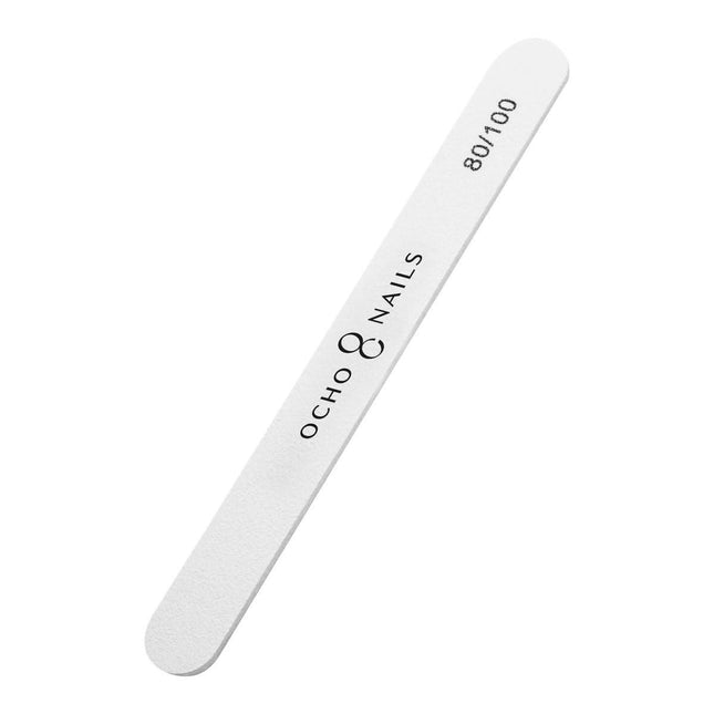 OCHO NAILS tiesi nagų dildė SLIM 80/100 10 vnt. – profesionali manikiūro dildė meistrams