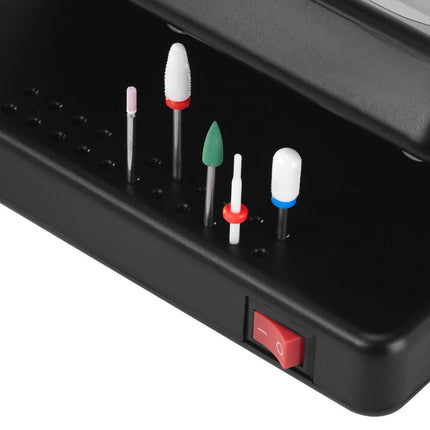 OCHO TECHNIC juoda freza 65 W – universalus manikiūro ir pedikiūro įrankis nagų priežiūrai