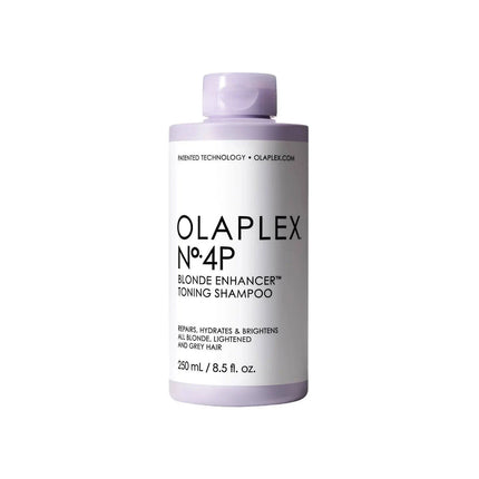 OLAPLEX No.4P Blonde Enchancer tonuojantis stiprinantis šampūnas šviesiems plaukams, 250 ml