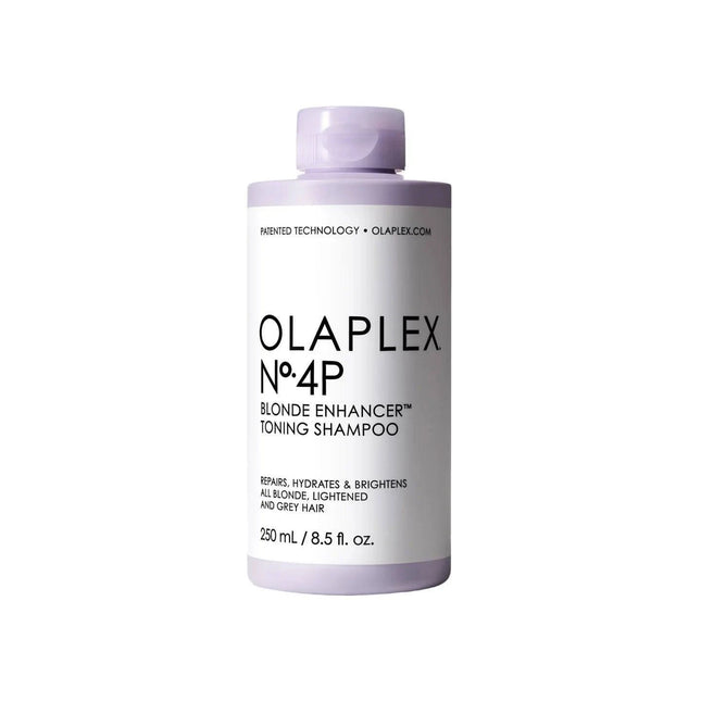 OLAPLEX No.4P Blonde Enchancer tonuojantis stiprinantis šampūnas šviesiems plaukams, 250 ml