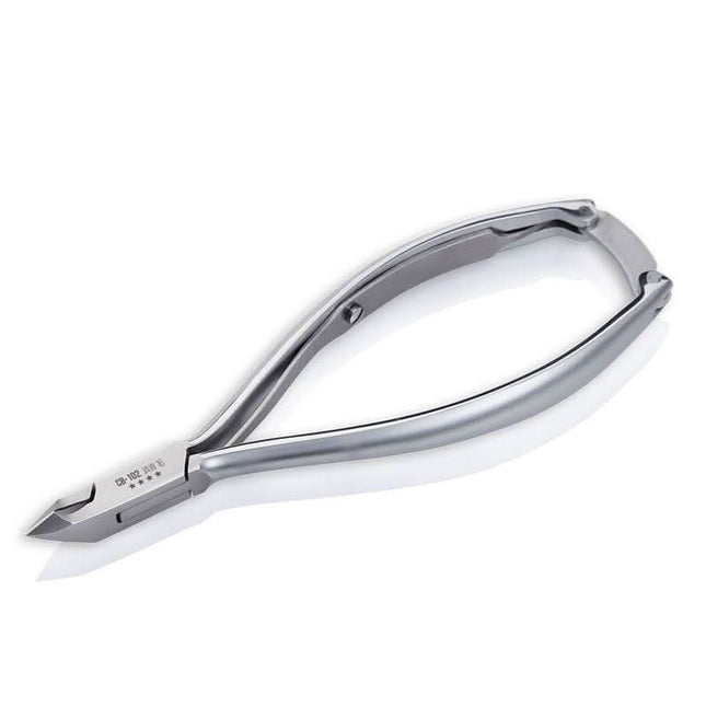 OMI Pro-Line žnyplutės odelėms CB-102 12/4 mm – tikslaus kirpimo manikiūro ir pedikiūro įrankis su box joint sąnariu