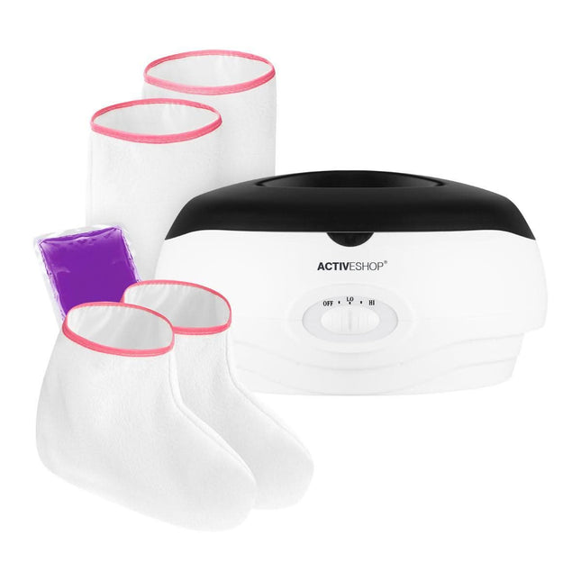 BeautyKit parafino vonelės rinkinys XXL 300W baltas manikiūrui ir pedikiūrui profesionaliems salonams