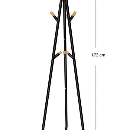 Hurtmeblowy RCR15BY laisvai pastatoma kabykla recepcijos zonai juodos spalvos