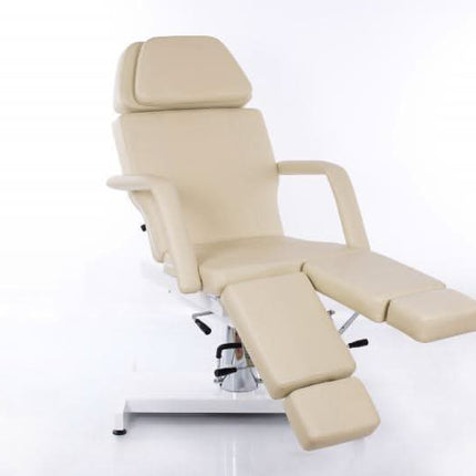 RESTPRO CH-235 pedikiūro ir kosmetologijos gultas smėlio spalvos – profesionalus salone